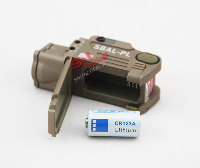 Tactical CNC Making SBAL-PL LED Weapon Light With Red Laser DE